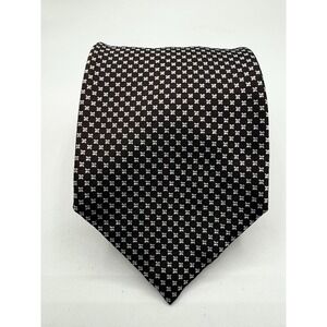 Nicola Ferri Made in Italy‎ 100% Silk Tie Men's L:60" W:3.825" Geometric Pattern